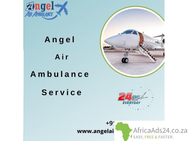 Take Splendid Angel Air Ambulance Service in Dibrugarh with Ventilator Setup - 1