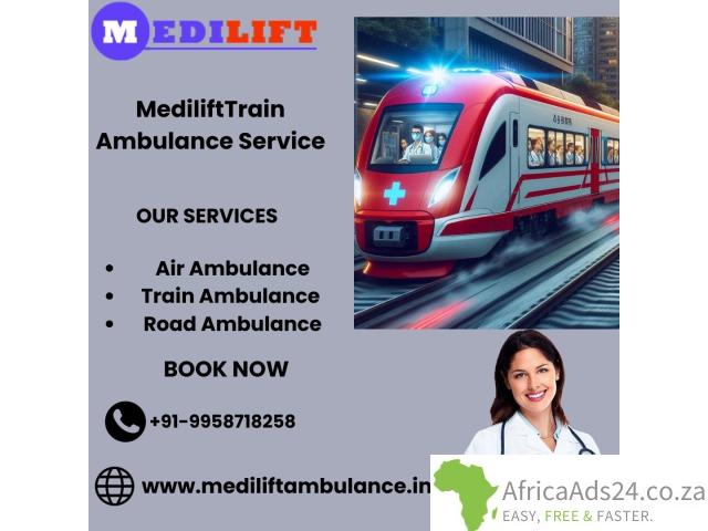 Medilift Train Ambulance in Guwahati Provides Trouble-free Medical Transfer - 1