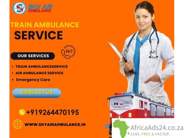 Make a Single call to book the Sky Train Ambulance in Gorakhpur - 1