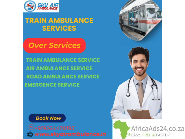 Avail reliable Sky Train Ambulance services for patients in Kolkata - 1