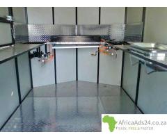 mobile kitchen and toilet