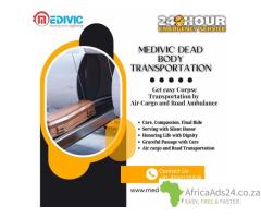 Medivic provides its corpse Transportation in Kolkata to assist during the most trying times