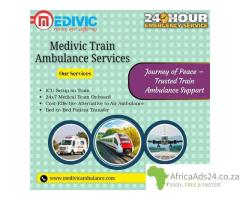 Medivic Train Ambulance in Guwahati Provides Fully Fledged Ability throughout the Journey
