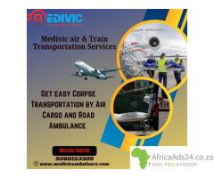 The use of Medivic's transit Bodies in Ranchi with advanced facilities is available at low rates