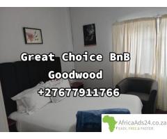 Sleep n Go Accomodation in Goodwood Parow Cape Town +2767 791 1766
